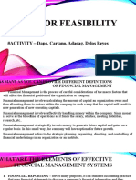 THESIS OR FEASIBILITY STUDY