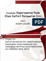 Askep Defisit Perawatan Diri