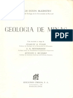 Geología de Minas by Hugh Exton McKinstry