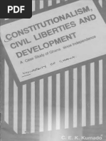 Kumado C.E.K - Constitutionalism