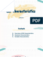 ESP Characteristics