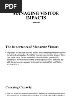 Managing Visitor Impacts