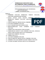 Susunan Acara Pengukuhan