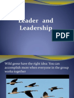 Leader and Leadership