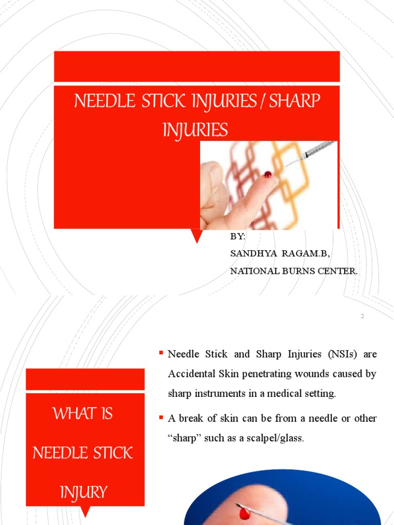 Needle Stick Injuries, Sharp Injuries and Their Prevention PDF