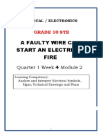 A Faulty Wire Can Start An Electrical Fire: Quarter 1 Week 4 Module 2