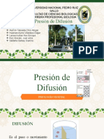 Presion de Difusion