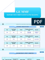 Ge MMF: Export Documentation & Packaging
