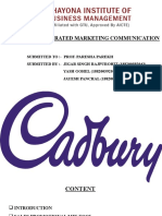 Subject:-Integrated Marketing Communication