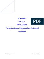 ST 14.01 Insulation Planning and Executive Regulations For Thermal Insulations