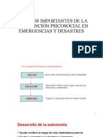 Intervención psicosocial en emergencias y desastres