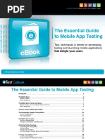 UTest Ebook Mobile Testing