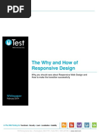 The Why and How of Responsive Design: Whitepaper