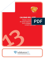 Calidad Del Aire (Claves y Herramienta de Apoyo para La Gestión de La Calidad Del Aire A Nivel Municipal)