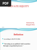 Private Equity: Submitted By, Mangesh Nilve