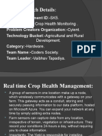 Real Time Crop Health Monitoring