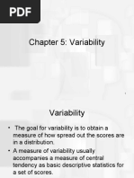 Chapter5 Measures of Variability