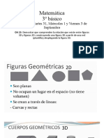 Mate 3, Lunes 30 de Agosto, Martes 31, Miércoles 1 y Viernes 3 de Septiembre