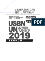 Pembahasan & Kunci Jawaban BPM USBN Ekonomi 2019