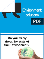 Environment: Solutions