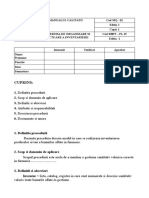 Procedura de Inventariere