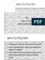 Pengertian Ilmu POlitik