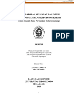 Peran Laporan Keuangan Dan Intusi Dalam Pengambilan Keputusan Kredit (Studi Empiris Pada Perbankan Kota Semarang)