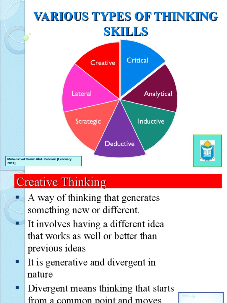 Identifying Thinking Skills