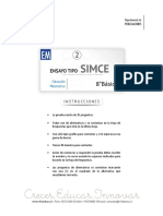 Ensayo2 Simce Matematica 8basico 2015