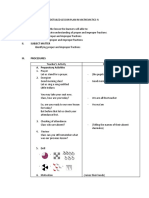 DETAILED LESSON PLAN IN MATHEMATICS IV Improper and Proper Fractions