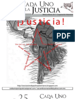 Boletín No 25 Cada Uno Por La Justicia