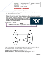 Introduction To Functions: MODULE 1 - Gen Math