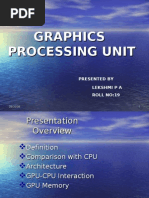 Download GRAPHICS PROCESSING UNIT by VinayKumarSingh SN5324001 doc pdf