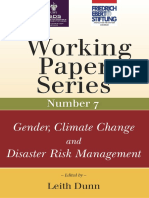 Working Paper 7 Gender and Climate Change Publication 2013