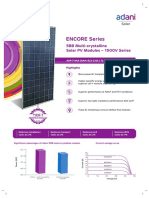 Adani 545W Bifacial Solar Panel Datasheet | PDF | Electrical ...