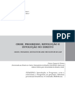 CRISE, PROGRESSO, REVOLUÇÃO E  INVOLUÇÃO NO DIREITO