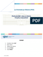 POO_004 - Particularități Clase și obiecte