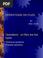 Operations On Files