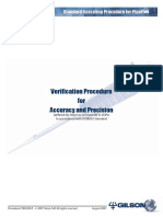 Micropipetas Verification Procedures for Accuracy & Precision