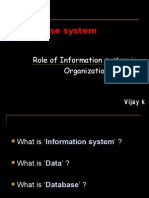 Role of Information Organization