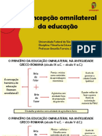 Concepção omnilateral da educação na Antiguidade