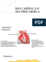 Isquemia Cardiaca o Isquemia Miocardica