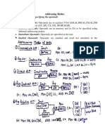 The Different Ways of Specifying The Operands: Addressing Modes: Operand Types