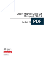 Oracle Integrated Lights Out Manager (ILOM) 3.0: Supplement For Sun Blade T6320 Server Modules