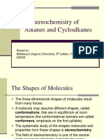 Stereochemistry of Alkanes and Cycloalkanes: Based On Mcmurry'S Organic Chemistry, 6 Edition, Chapter 4 ©2003