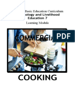 TLE 7 Commercial Cooking