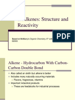 Alkenes: Structure and Reactivity: Based On Mcmurry'S Organic Chemistry, 6 Edition ©2003