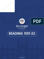 Gio's English App: Reading Test-22