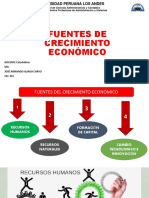 Fuentes de Crecimiento Económico