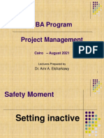 Project Management Lec 3 Planning